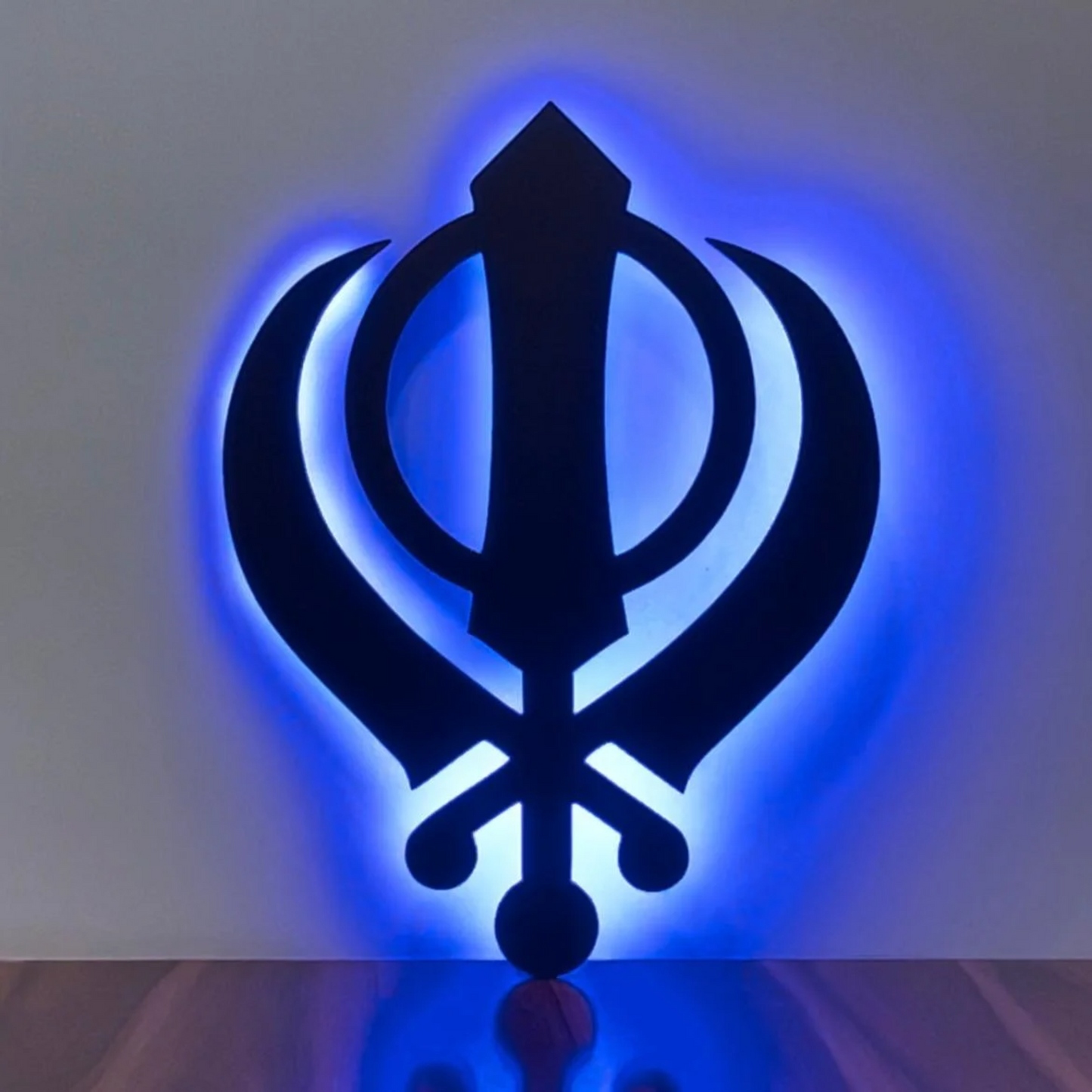 Khanda (Kirpan) Premium Backlit Sign
