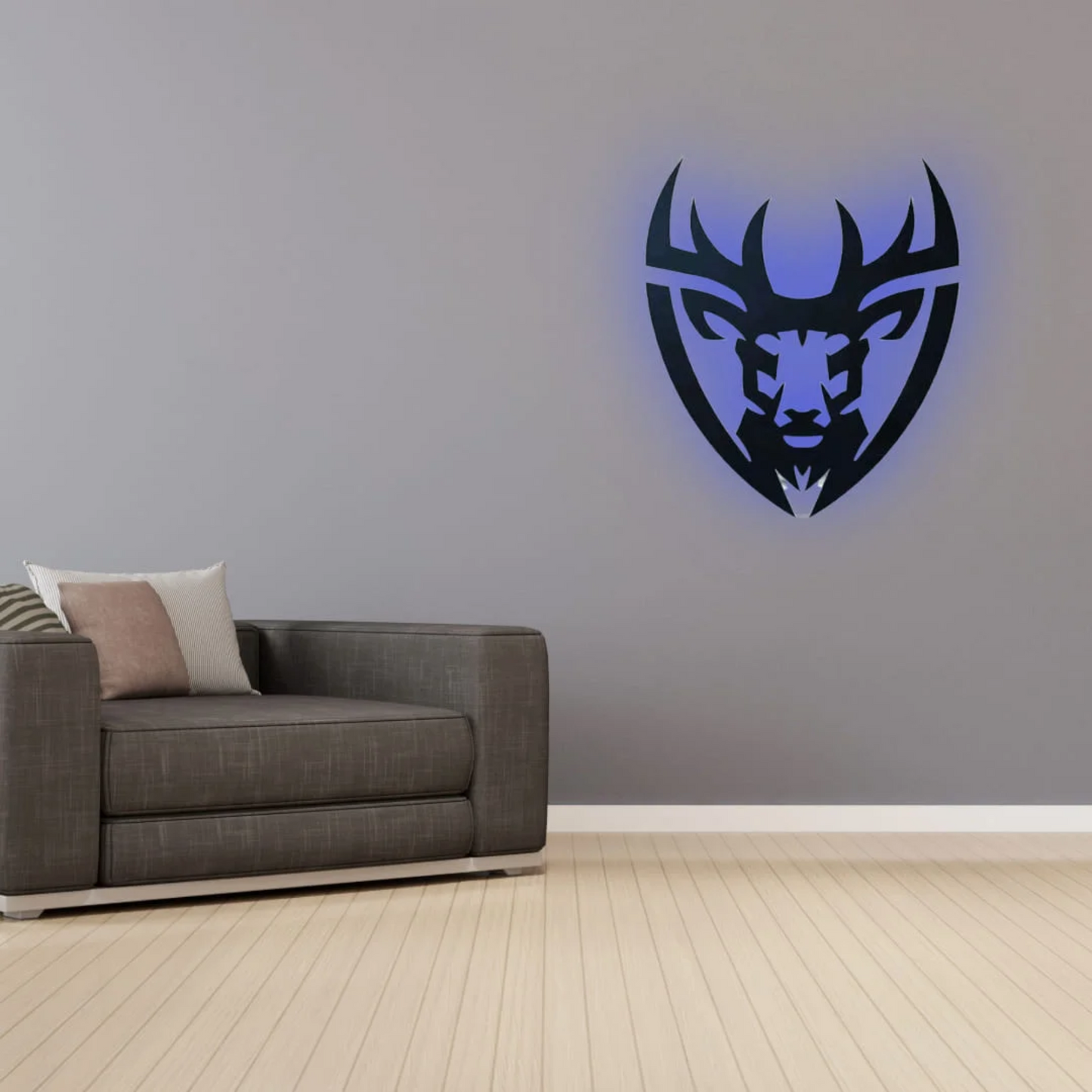 Deer Backlit Sign