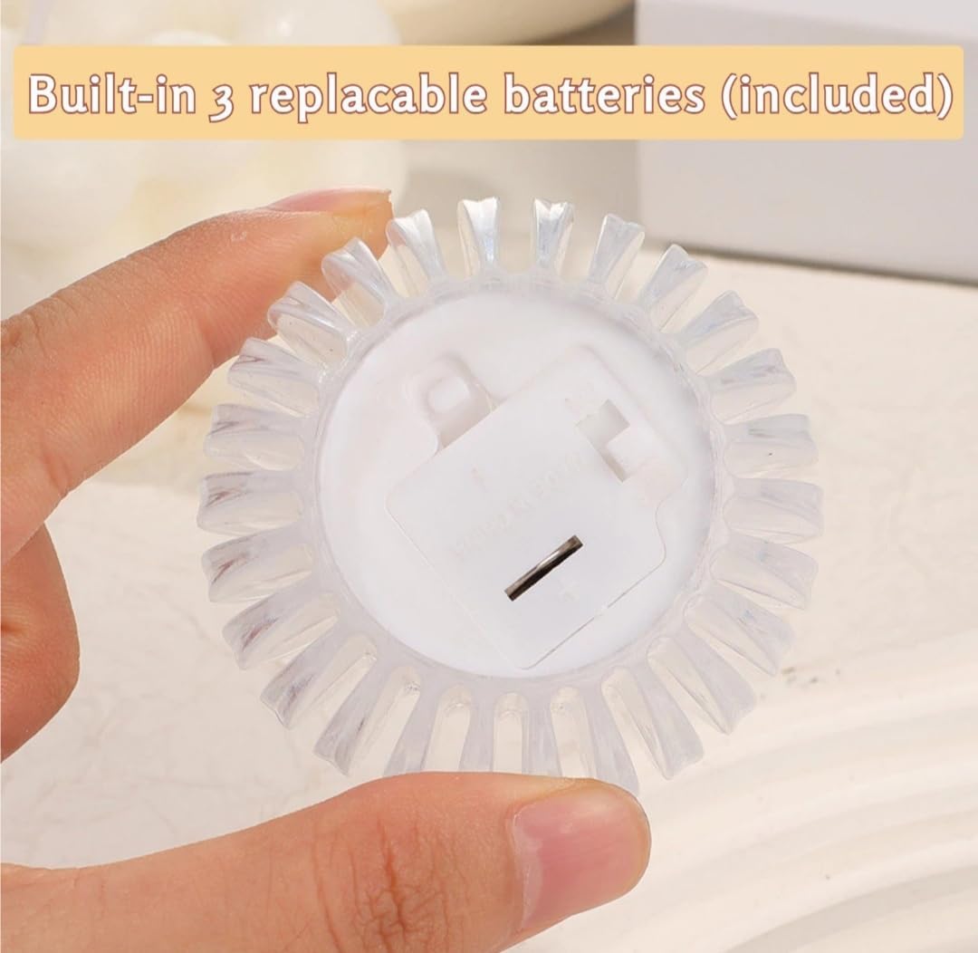LED Shadow Tealight Candle – Flameless Decorative Diya for Festivals & Home Décor