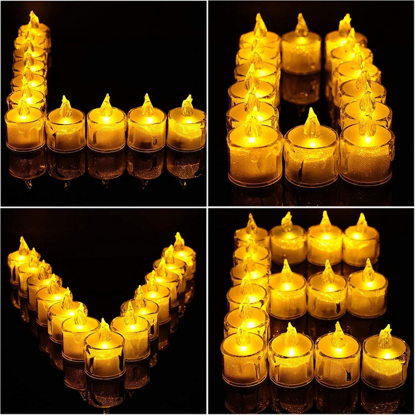 LED Frosted Tealight Candle – Flameless Decorative Diya for Festivals & Home Décor