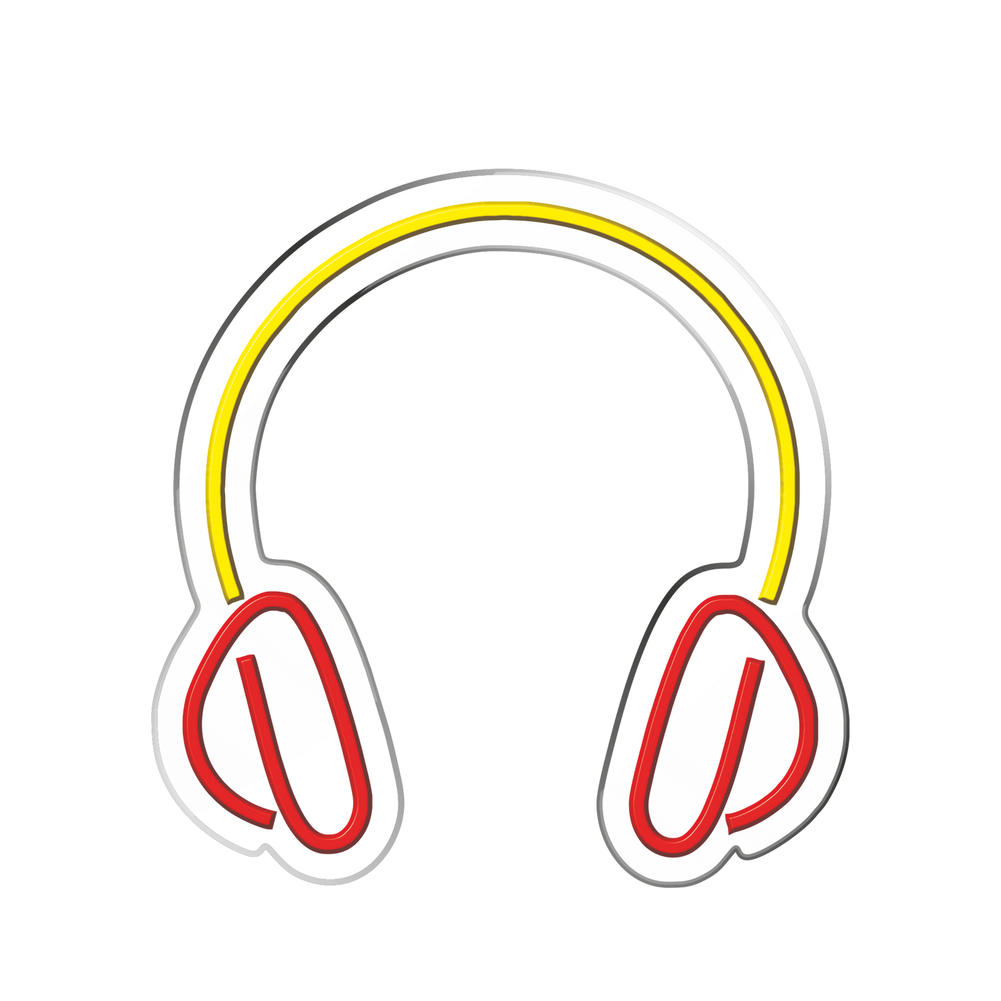 Neon Light Sign- Headphone