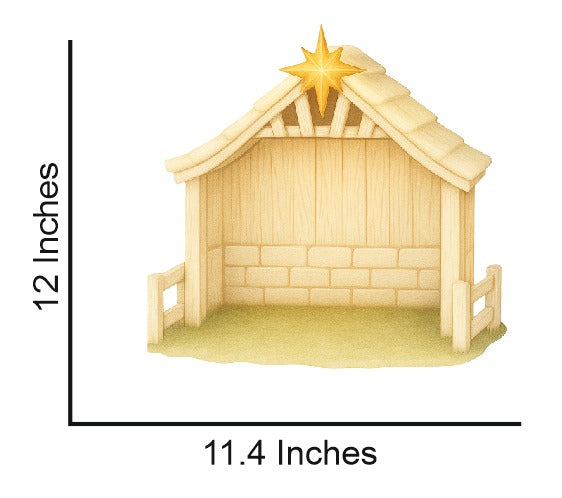 Christmas Nativity Scene Holiday Figurine Religious Christmas Decor Gift