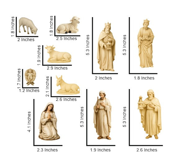 Christmas Nativity Scene Holiday Figurine Religious Christmas Decor Gift