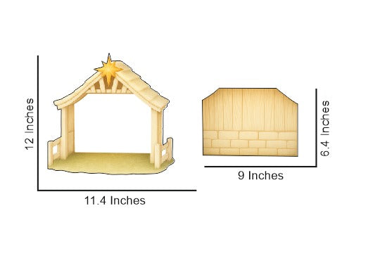 Christmas Nativity Scene Holiday Figurine Religious Christmas Decor Gift