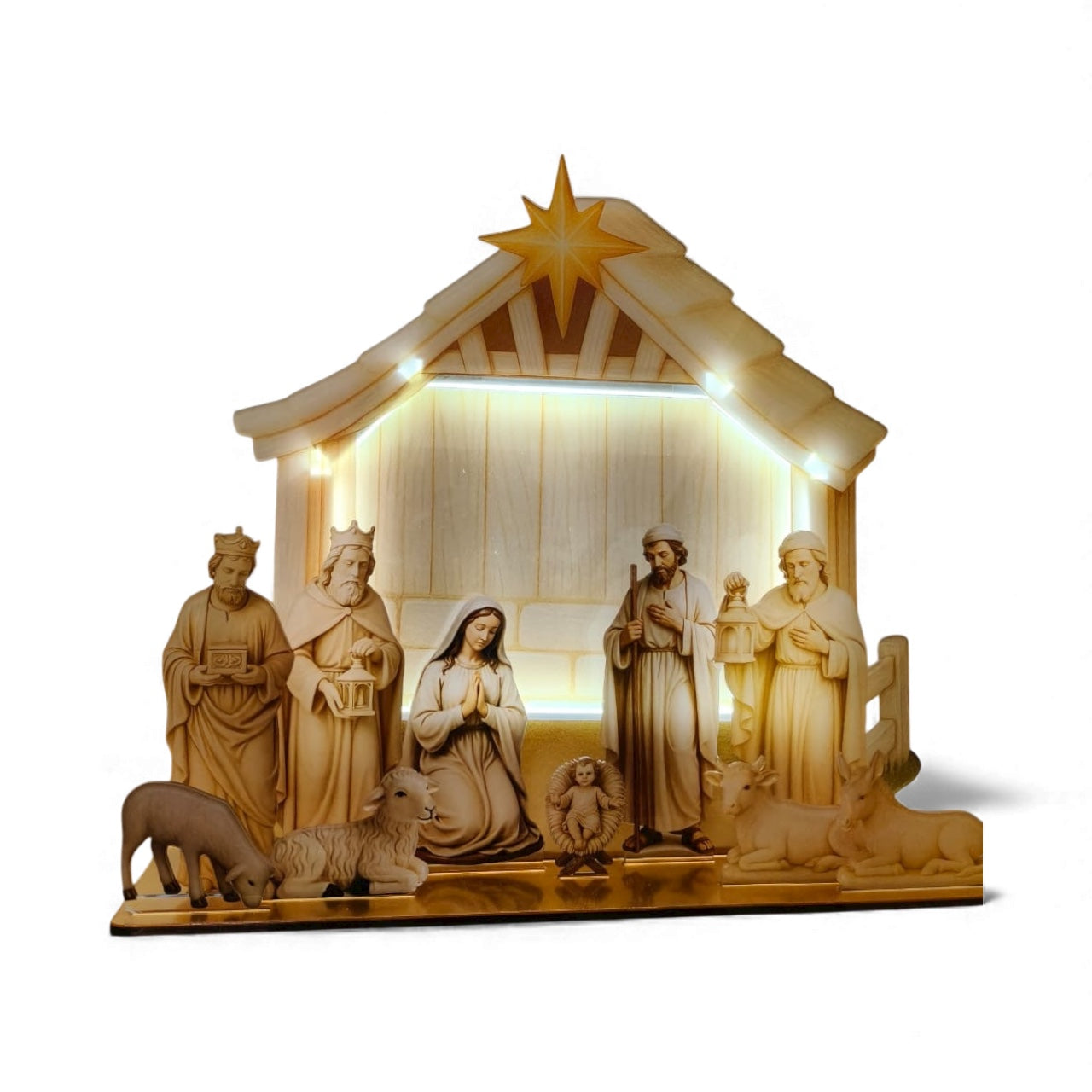Christmas Nativity Scene Holiday Figurine Religious Christmas Decor Gift