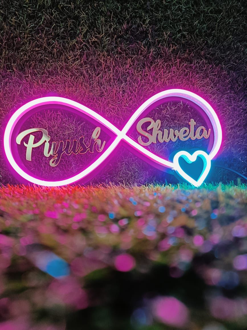 Customize Infinity  Name sign LED Neon Lights - Homely Arts