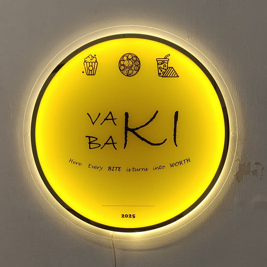 Printed UV LED Backlit Sign – Precision Meets Glow