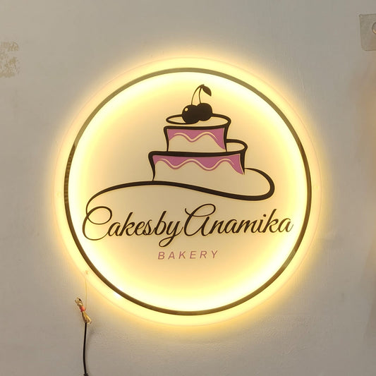 Custom Cake LED Backlit Neon Sign – Let Your Brand Glow