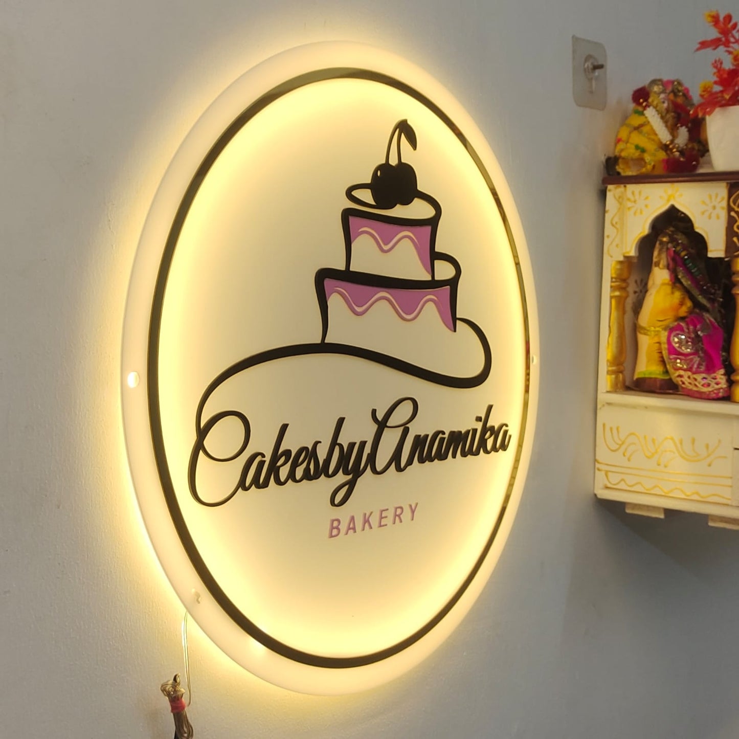 Custom Cake LED Backlit Neon Sign – Let Your Brand Glow