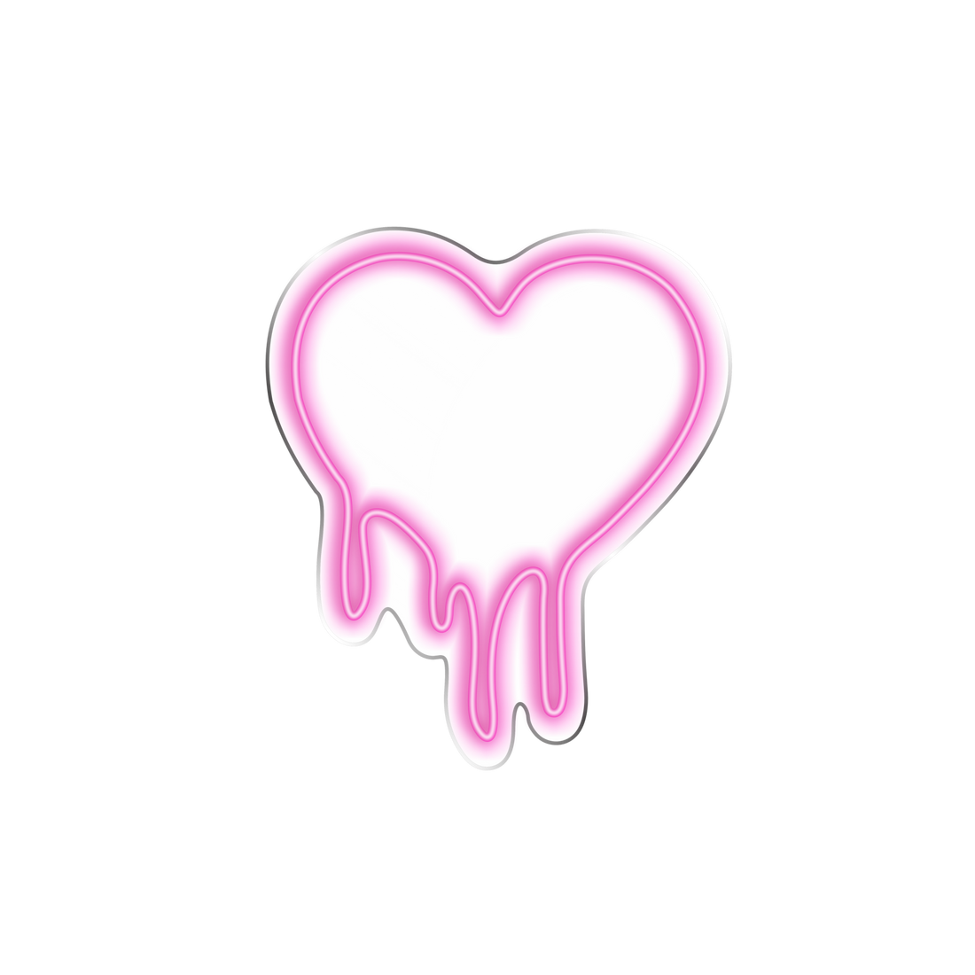 Melting Heart Neon Sign