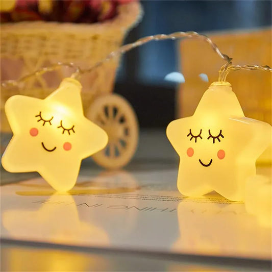 Smiling Star Led Serial String Lights