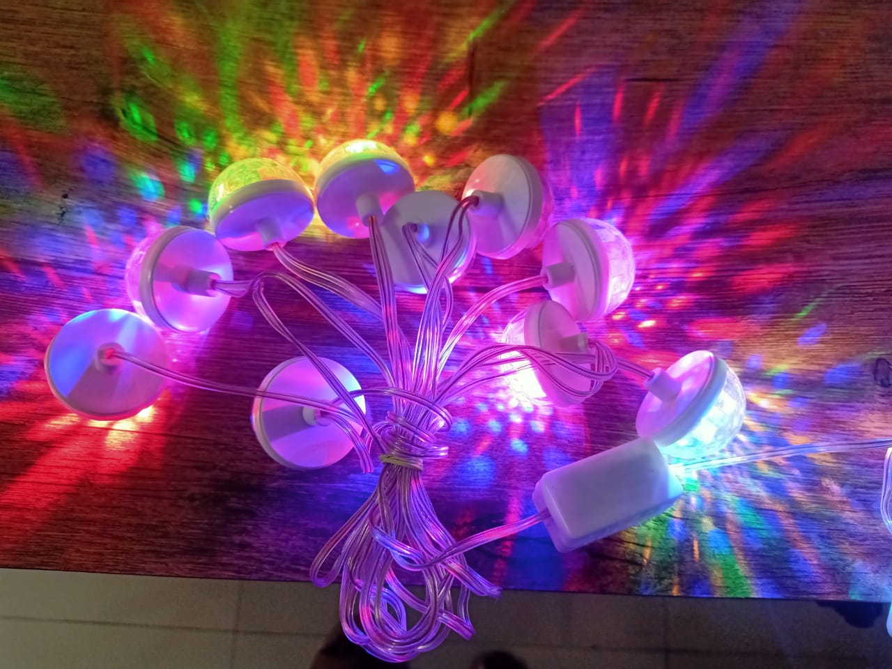 Crystal Bulb Magic Disco LED Light- 10 Bulb