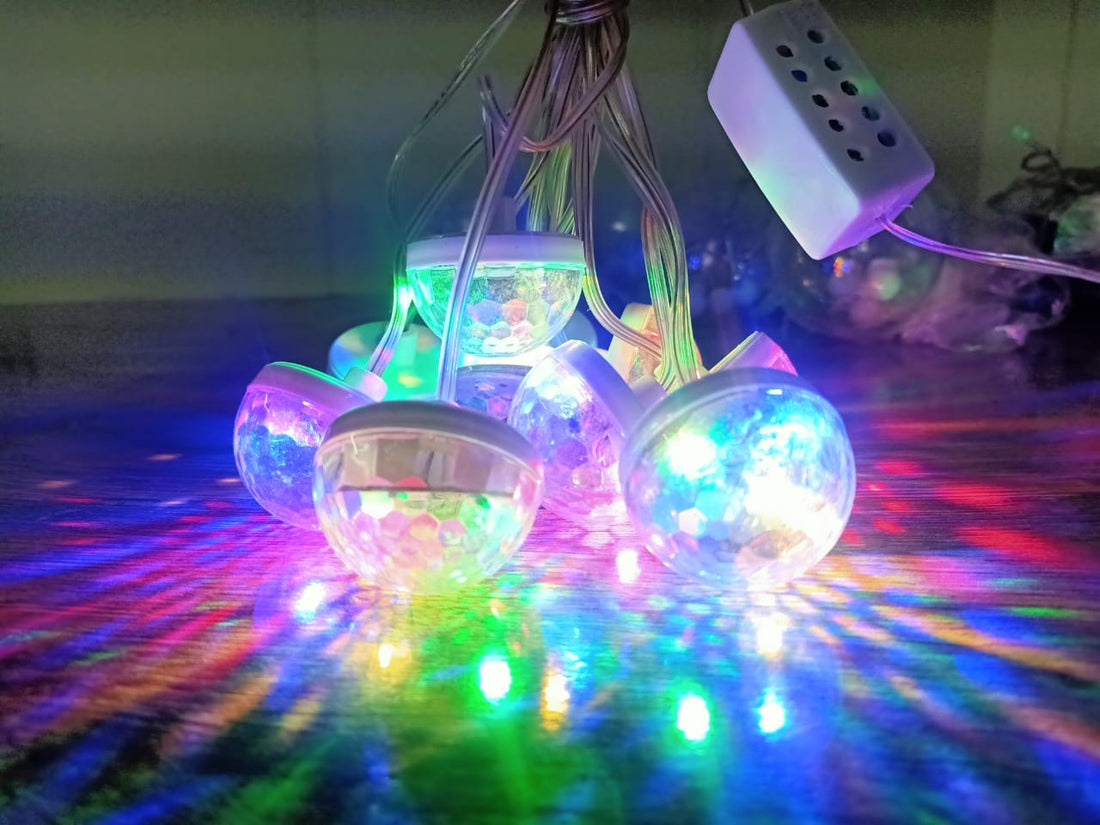 Crystal Bulb Magic Disco LED Light- 10 Bulb