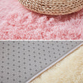 Silky Fluffy Carpet Modern Home Decor Long Plush Shaggy Rug Children's Play Mats - Homely Arts