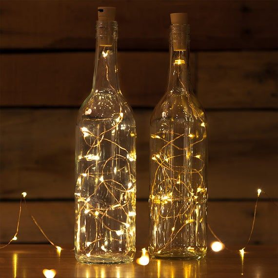 Wine Bottle Cork Lights Copper Wire String Lights - Homely Arts
