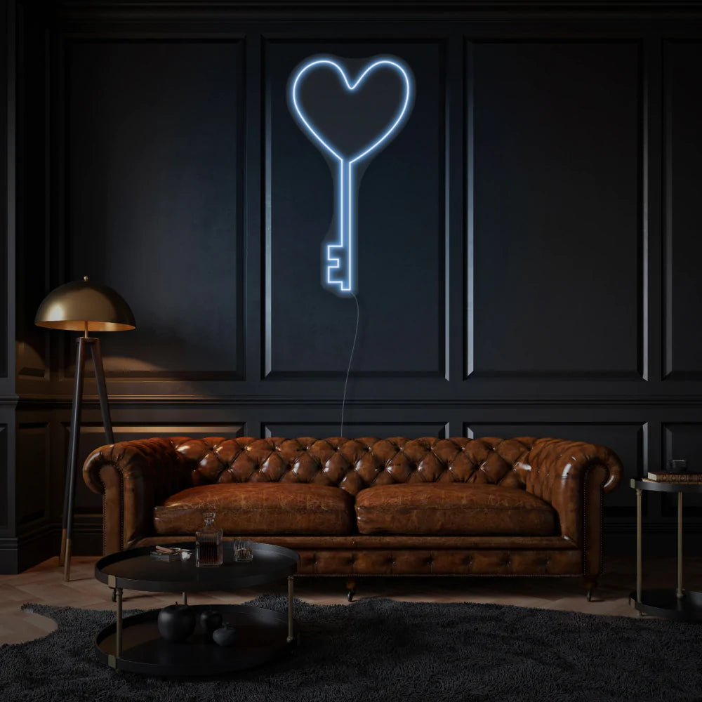 Heart-Key LED Neon - DIY Kit - Homely Arts