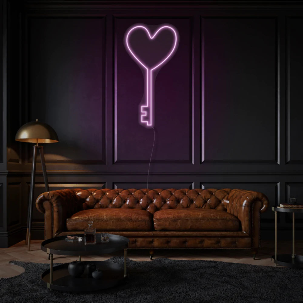 Heart-Key LED Neon - DIY Kit - Homely Arts