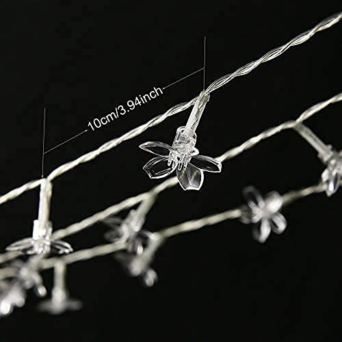 Silicone Blooming Flower Fairy String Lights (White Bulbs) - Homely Arts