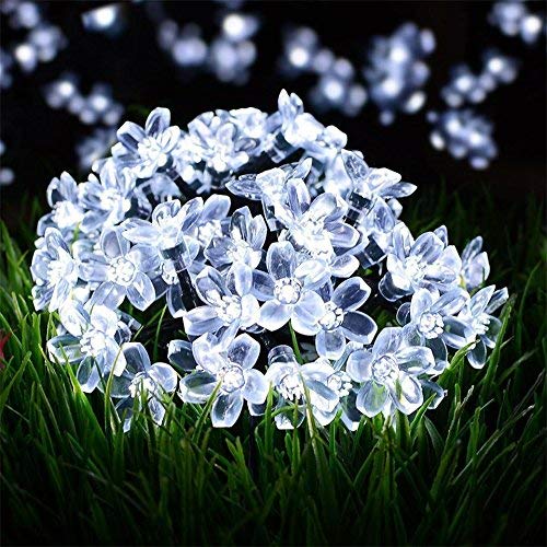 Silicone Blooming Flower Fairy String Lights (White Bulbs) - Homely Arts