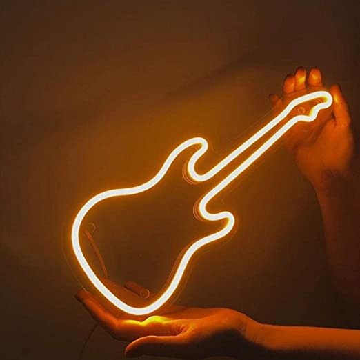 Guitar Neon Sign - DIY Kit - Homely Arts