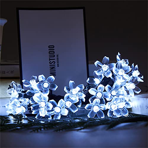 Silicone Blooming Flower Fairy String Lights (White Bulbs) - Homely Arts