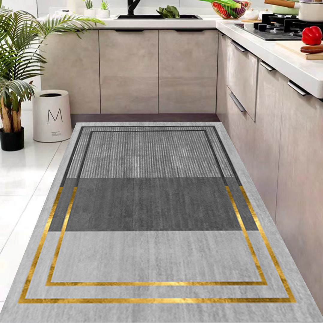 Waterproof Oilproof Kitchen Mat Antislip Bath Mat Soft Bedroom Floor Mat Living Room Carpet - Homely Arts