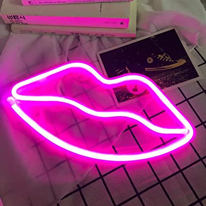 Lips LED Neon Sign- DIY Kit - Homely Arts