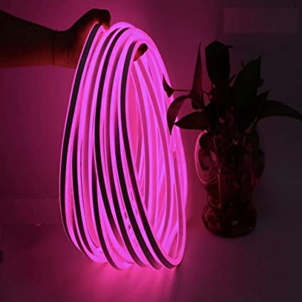 45 Meter Led Mini Neon Lights, Rope Lights, Super Bright for Outdoor Indoor Decoration (Pink light) - Homely Arts