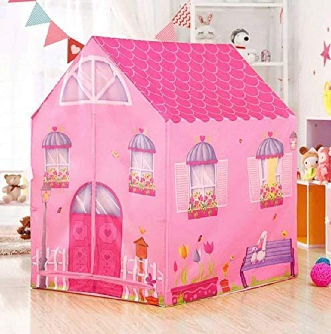 Jumbo Size Extremely Light Weight , Water & Fire Proof Spider Tent House Theme for Girls 10 Year Old Girls - Homely Arts