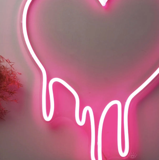 Melting Heart Neon Sign - DIY Kit - Homely Arts