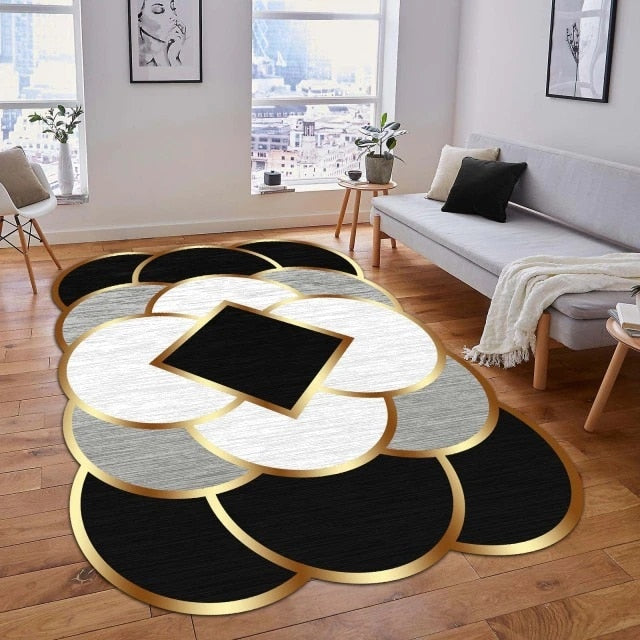 Home Decoration Large Carpet Non-Slip Base Carpet Kitchen Living Room - Homely Arts