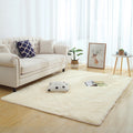 Silky Fluffy Carpet Modern Home Decor Long Plush Shaggy Rug Children's Play Mats - Homely Arts