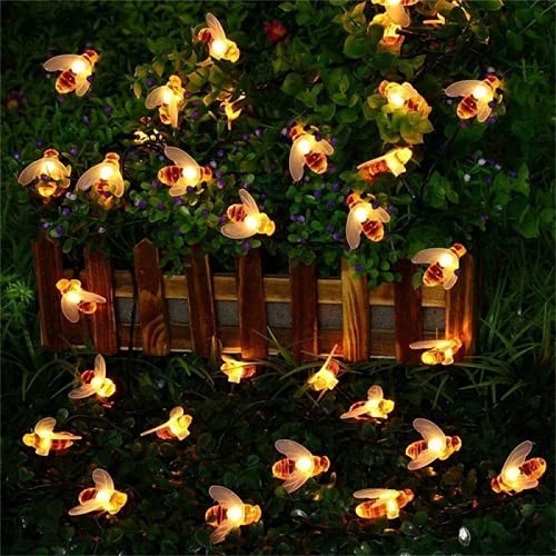 Honeybee String Lights,16 LED- 4 Meter Lights (Warm White) - Homely Arts