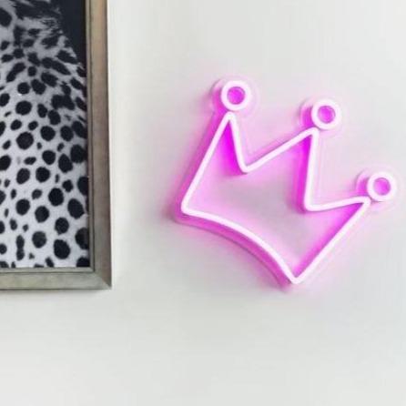 YOUR MAJESTY/CROWN LED NEON WALL SIGN - Homely Arts