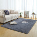 Silky Fluffy Carpet Modern Home Decor Long Plush Shaggy Rug Children's Play Mats - Homely Arts