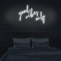 GOOD VIBES ONLY Neon LED Sign - Homely Arts