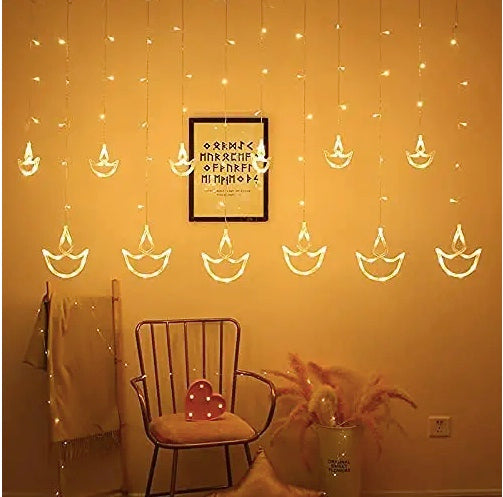 Diya/Diwali Light Curtain - Homely Arts