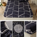 Bedding Linens King Size Heart-shaped Pattern Fitted Sheet Set For Double Bed - Homely Arts