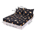 Bedding Linens King Size Heart-shaped Pattern Fitted Sheet Set For Double Bed - Homely Arts