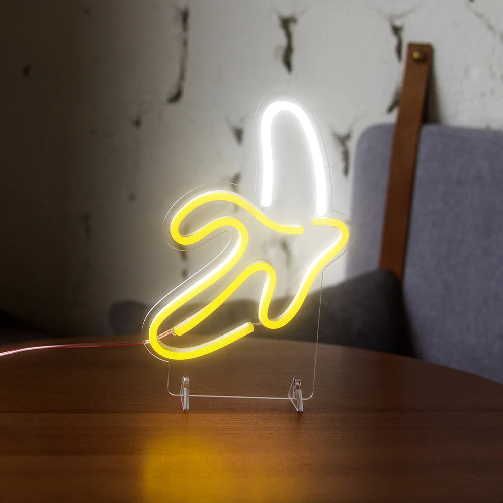 Banana Mini Neon LED Sign - Homely Arts