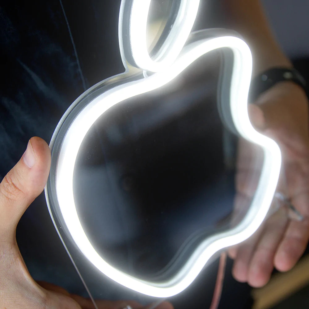 Apple Logo LED Mini Neon Sign - Homely Arts