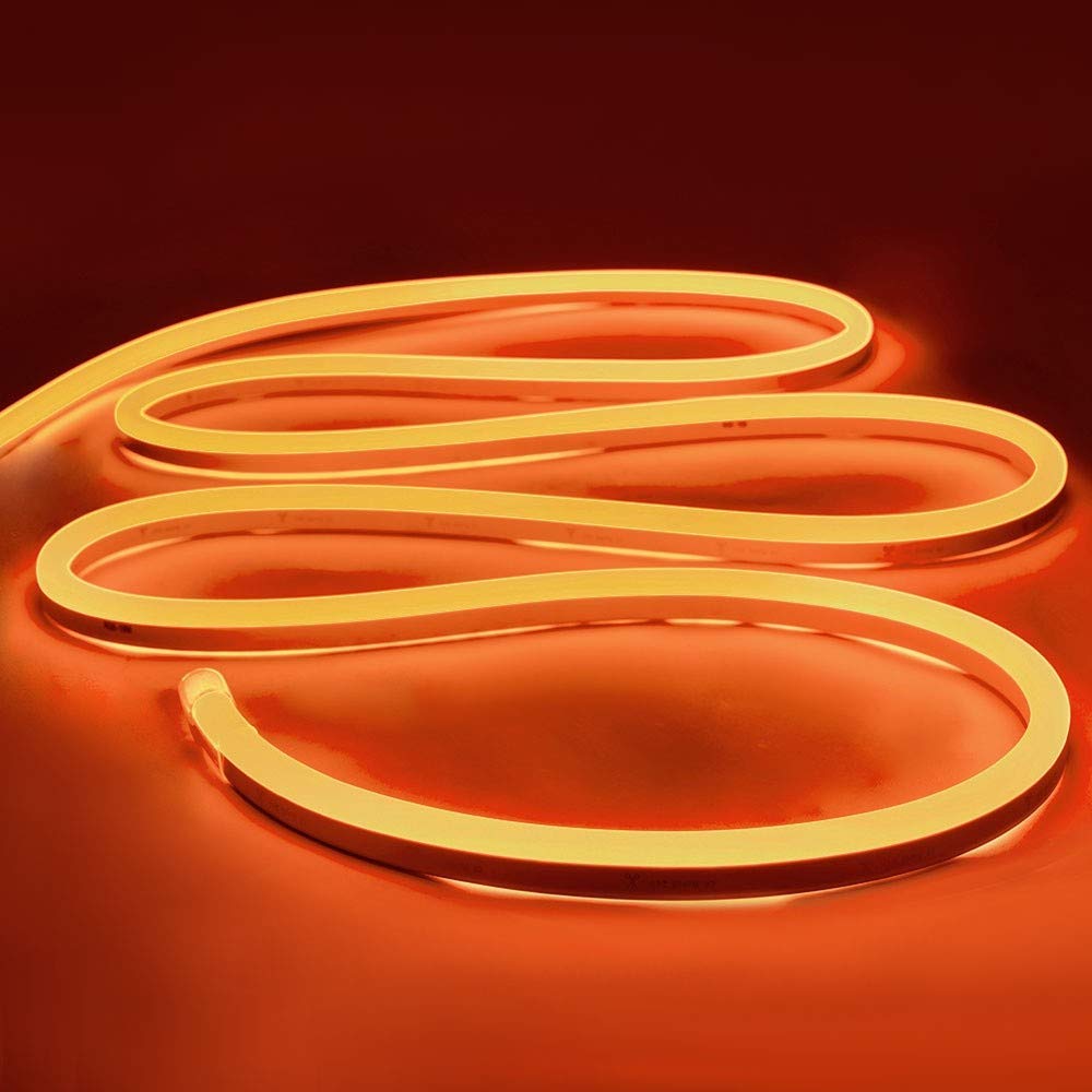 5 Meter Led Mini Neon Lights, Rope Lights, Super Bright for Outdoor Indoor Decoration(Orange) - Homely Arts