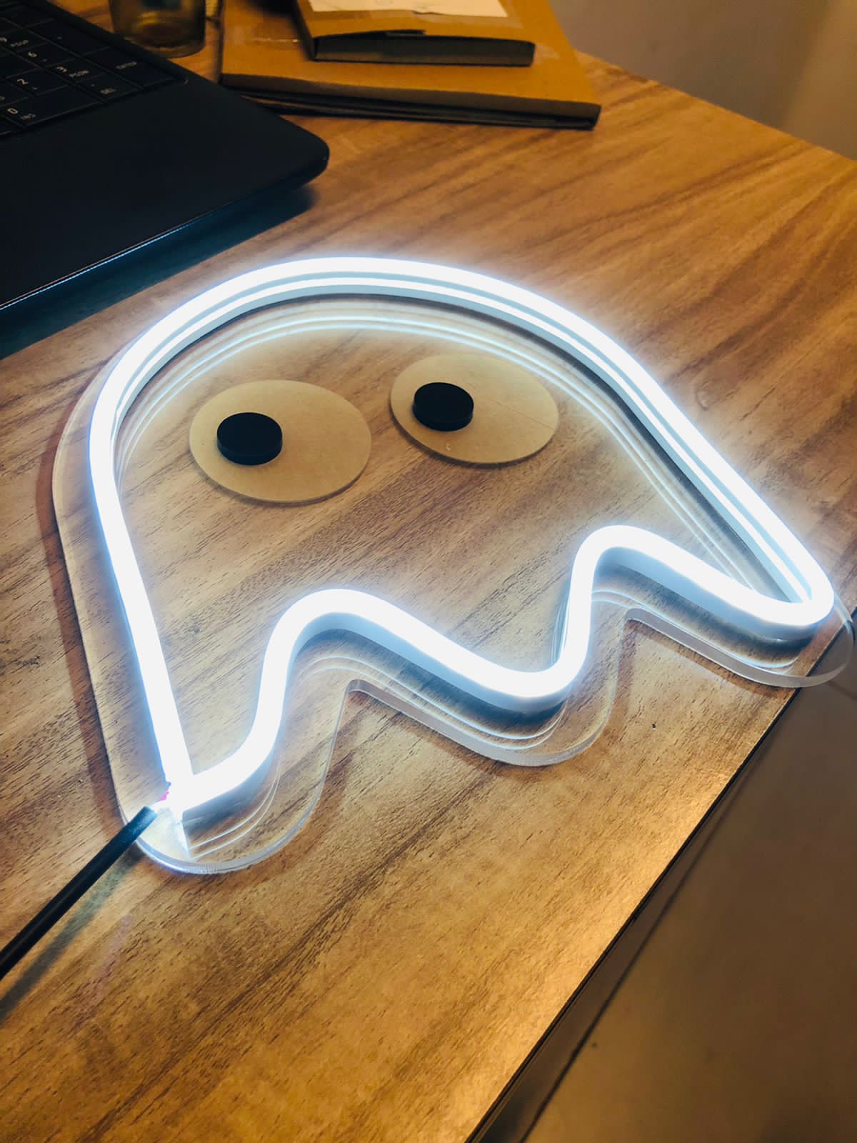 Pacman- Neon Sign- DIY Kit - Homely Arts