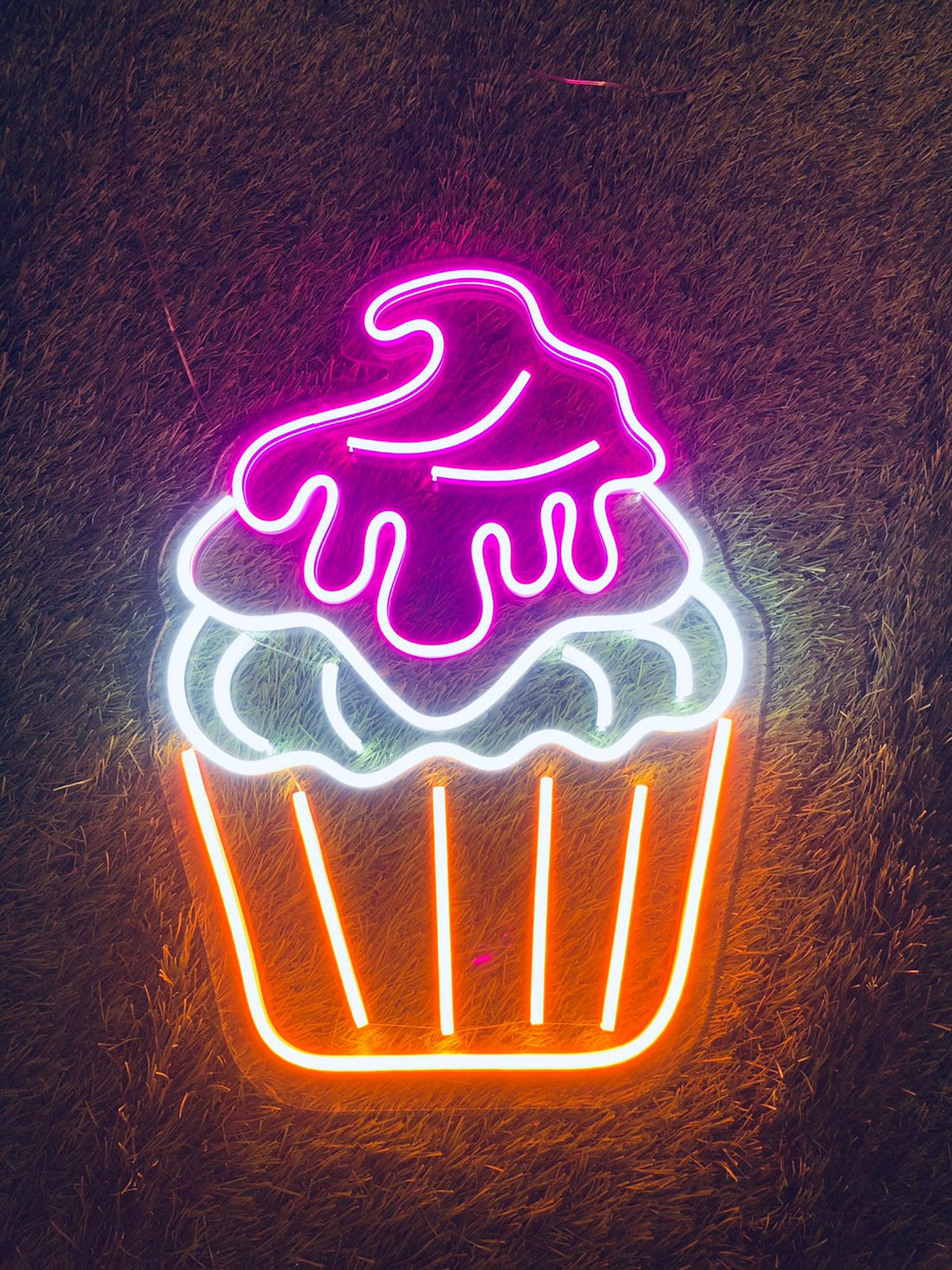 Cupcake Neon Sign, Custom Neon Sign, Neon Sign Bedroom, LED Neon Light - Homely Arts