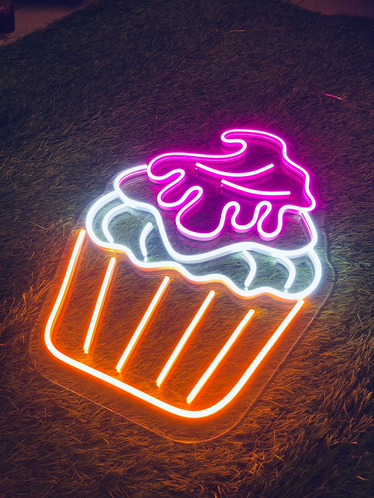 Cupcake Neon Sign, Custom Neon Sign, Neon Sign Bedroom, LED Neon Light - Homely Arts