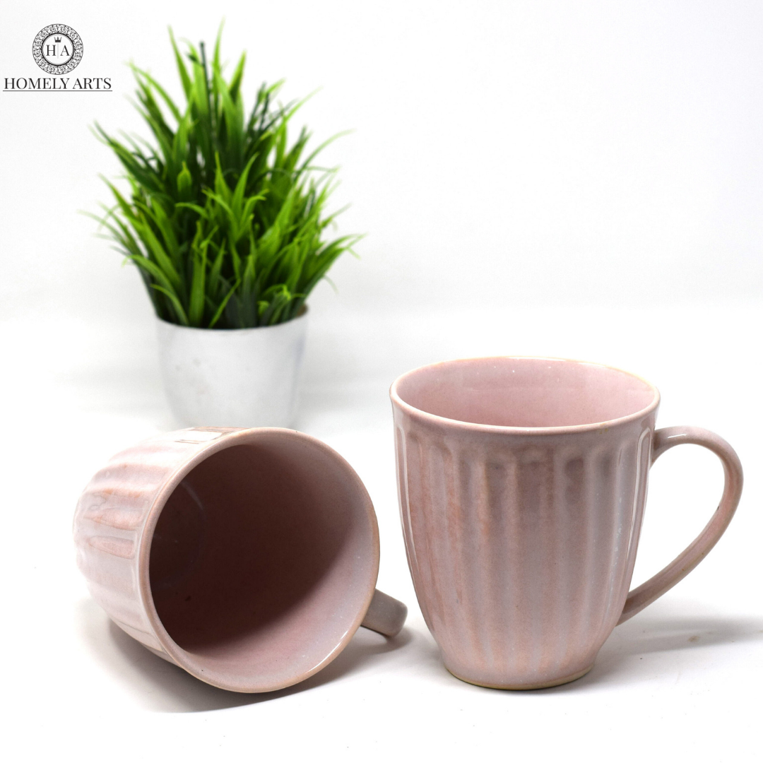 Ceramic Coffee Mug- 2 Mug Set - Homely Arts