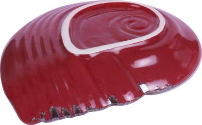 Sea Shell Glazed Ceramic Serving Platter - Homely Arts