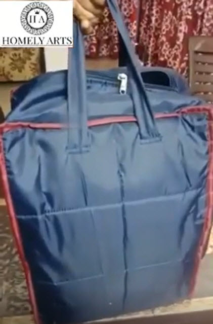Travel Shoe Bag Water proof bag- Blue Color - Homely Arts