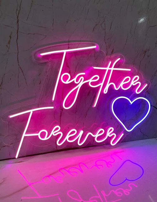 Together Forever Neon Sign LED Strips - Homely Arts