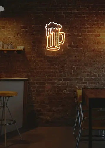 Neon Light - Beer Mug - Homely Arts